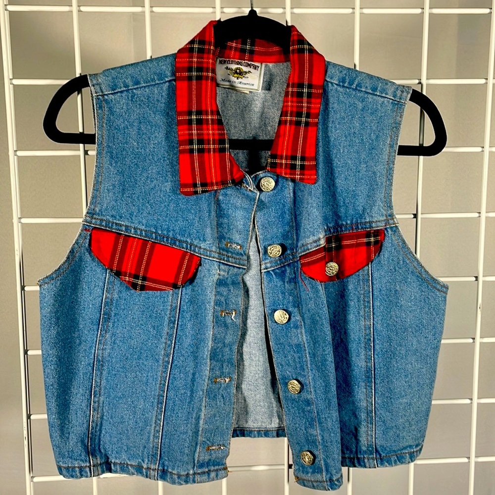 Vintage denim vest